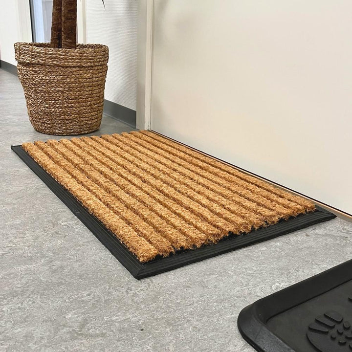 Dacore - Dörrmatta Gummi kokosnöt ränder - 45x75 cm