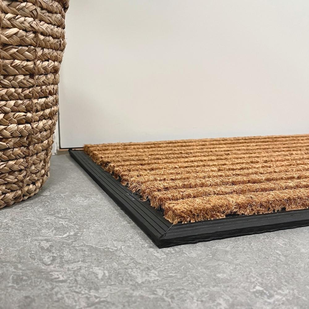 Dacore - Dörrmatta Gummi kokosnöt ränder - 45x75 cm