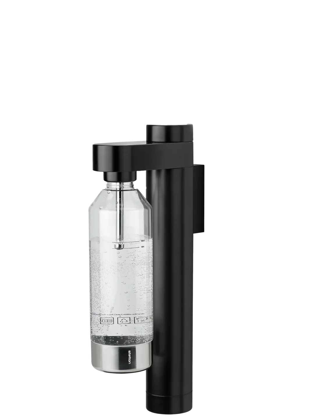 Stelton - Sodamaskin BRUS vägghängd Svart