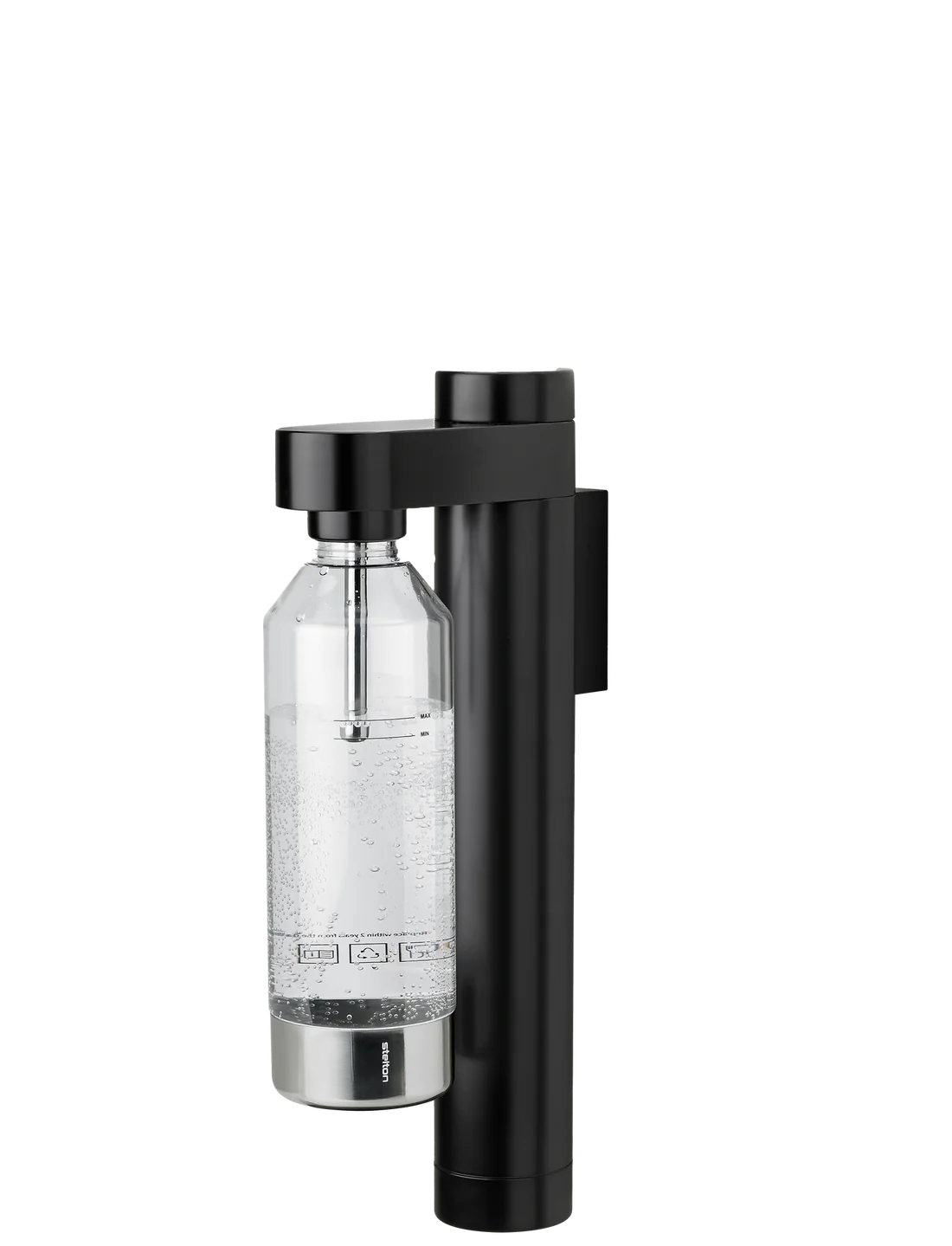 Stelton - Sodamaskin BRUS vägghängd Svart