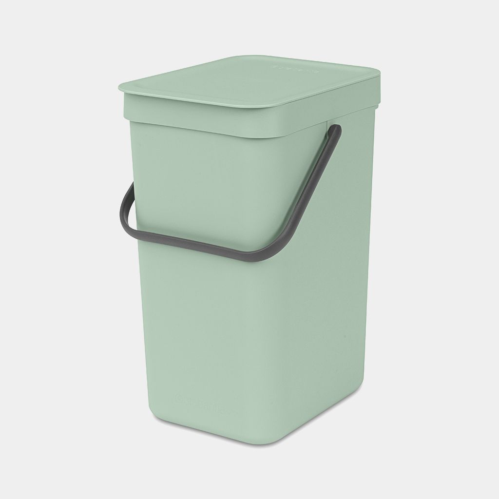 Brabantia - Återvinningskärl med lock - 12 liter Jade Green