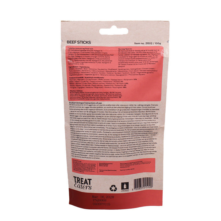 Treateaters - Beef Sticks 100g