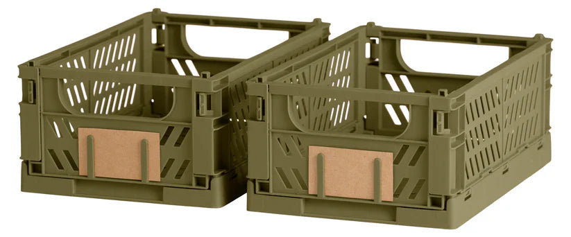 Day - Förvaringslåda grön 2 st. 25x16,5x10 cm