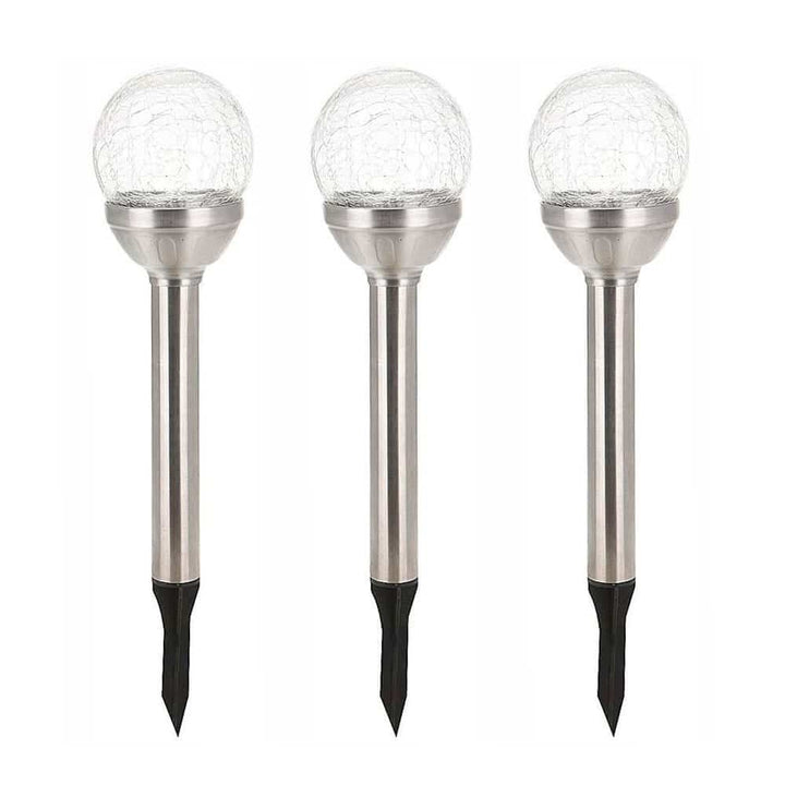 Conzept Outdoor - Solkula krackelerad med stålspett - 8x34,50 cm 3 st