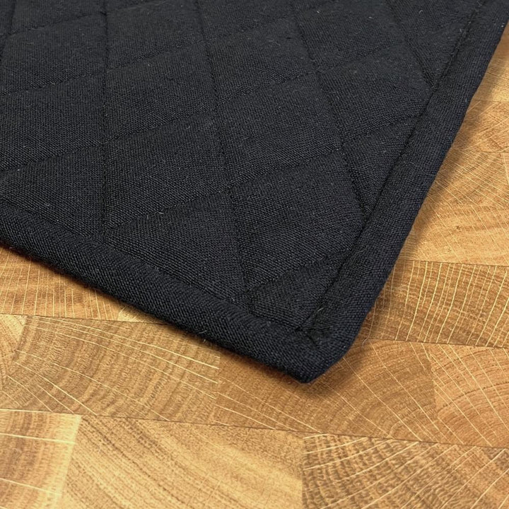 Dacore - Grytlapp 22,5x22,5 cm uni kors svart