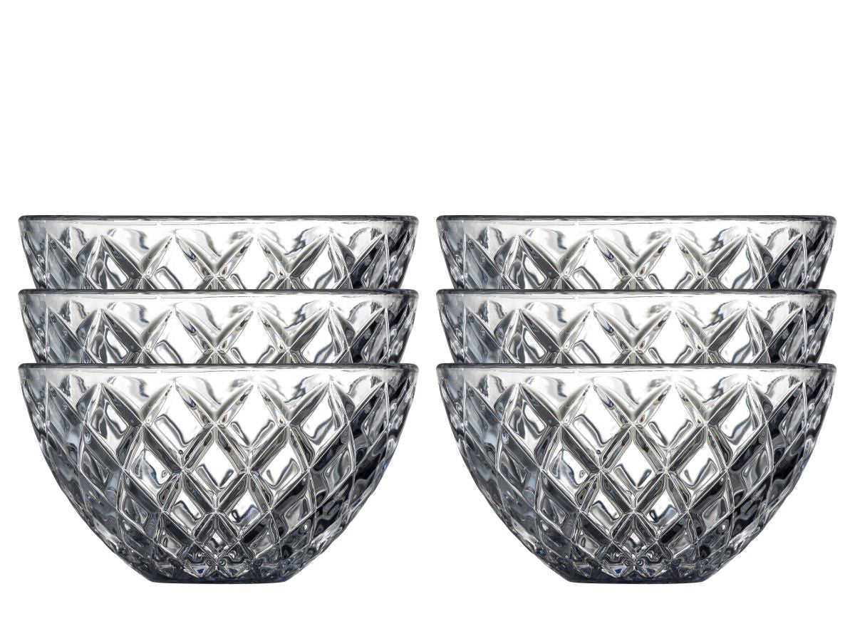 Lyngby Glas - Sorrento Skål Dia 12 cm 6 st. Rensa