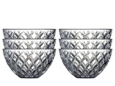 Lyngby Glas - Sorrento Skål Dia 12 cm 6 st. Rensa