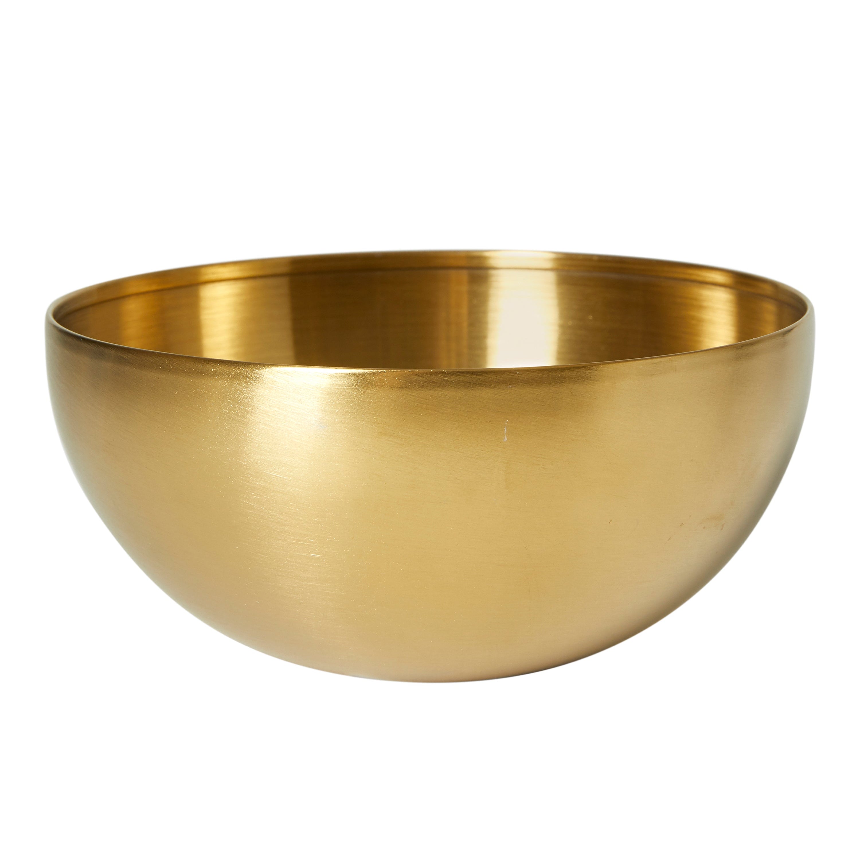 Skål Ø15x6 cm rostfritt stål - guld
