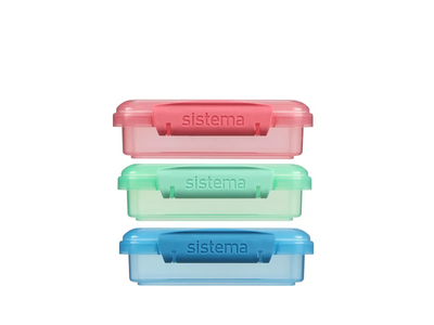 Sistema - Lunchbox 450ml Sandwich Box ass. färger 