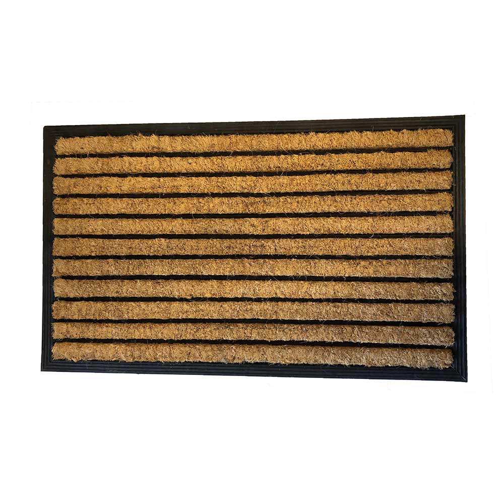 Dacore - Dörrmatta Gummi kokosnöt ränder - 45x75 cm