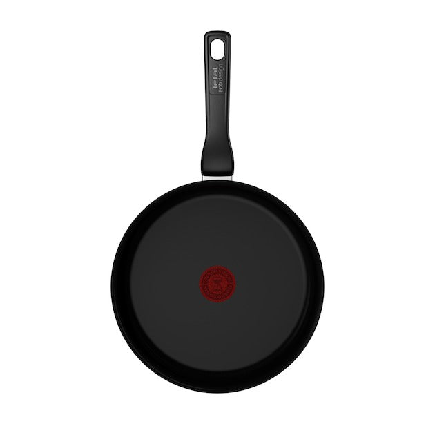 Tefal - Renew Black stekpanna - Keramisk 24 cm med lock