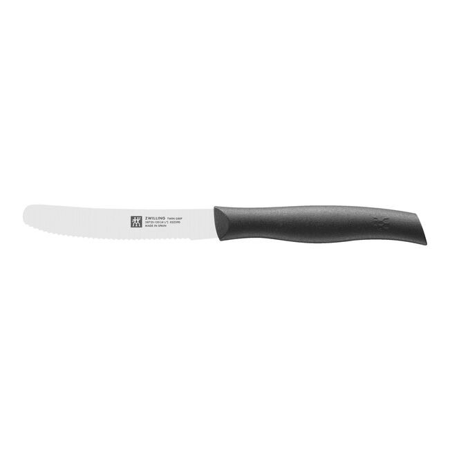 Zwilling - Twin Grip tomatkniv 12 cm svart vågig kant