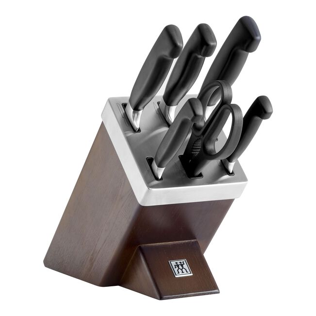 Zwilling - Four Stars knivblock, 7- m knivslipare