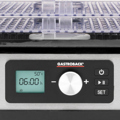 Gastroback - Dehydrator 35-70 grader - Inkl. 2 formar