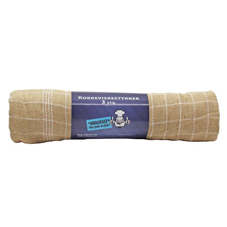 Haahr &amp; Co - Kockens handduk 3-pack - Beige