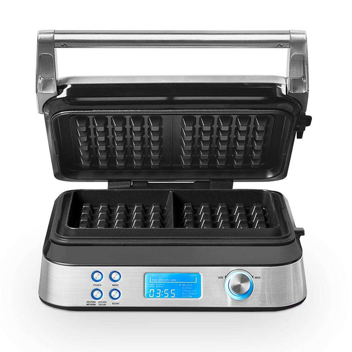 Gastroback - Dubbelt våffeljärn - 1600 Watt - 5 program - Silver