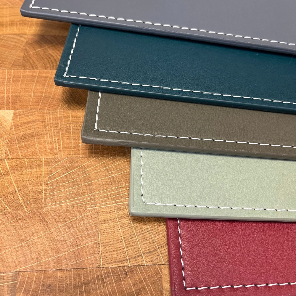 Dacore - Bordsmatta konstläder hårt dammgrönt 30x45 cm