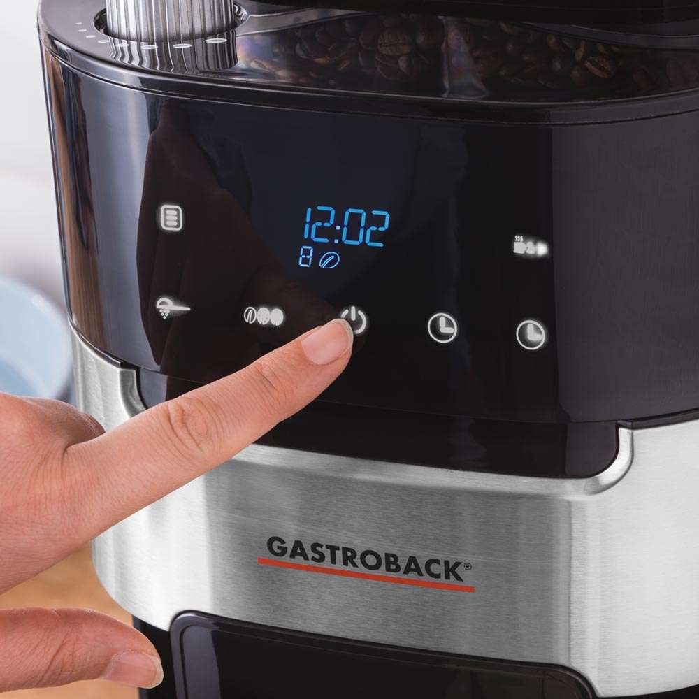 Gastroback - Kaffemaskin Grinder &amp; Brew Pro Termo