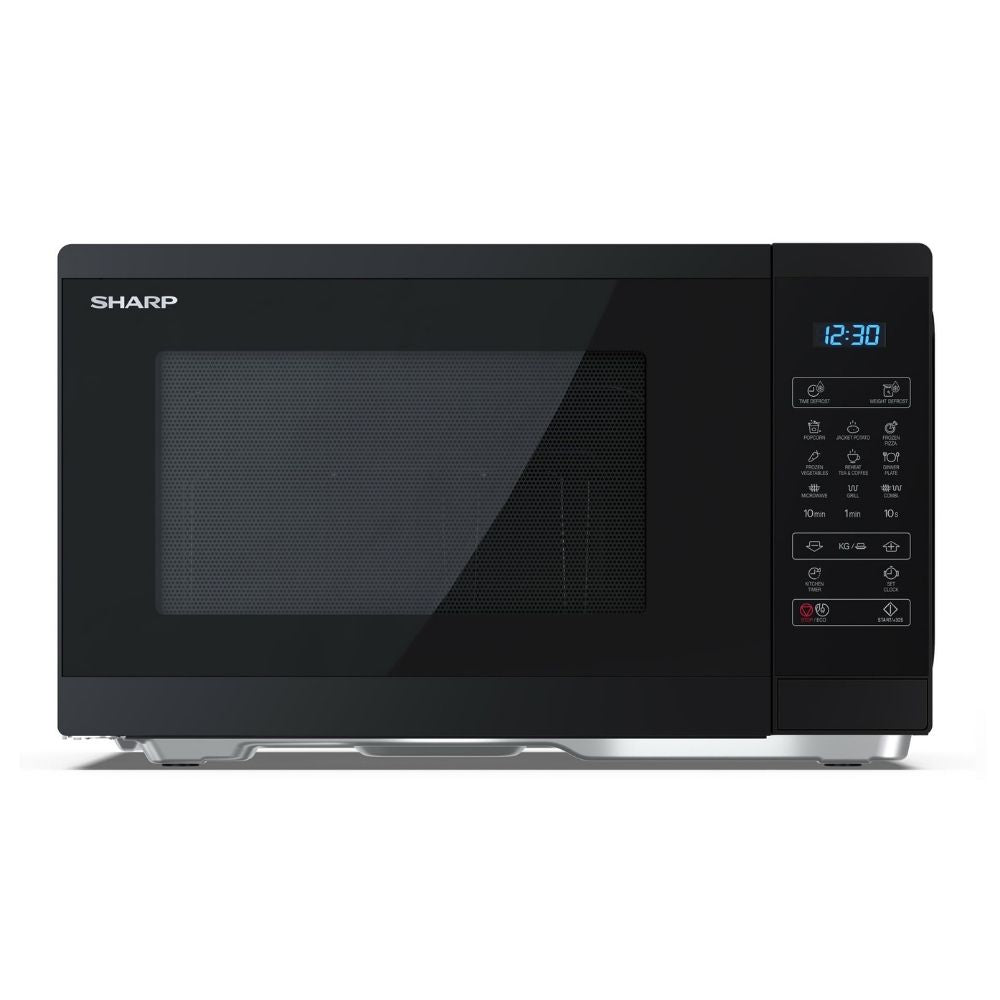 Sharp - Mikroovn med grill 28 L - sort