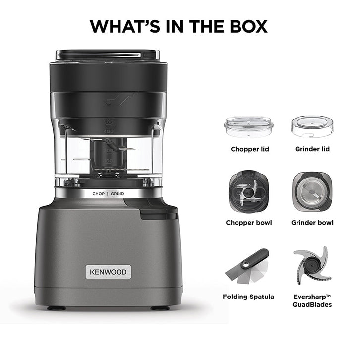 Kenwood minihakker/kværn 500 ml antracit 800 watt
