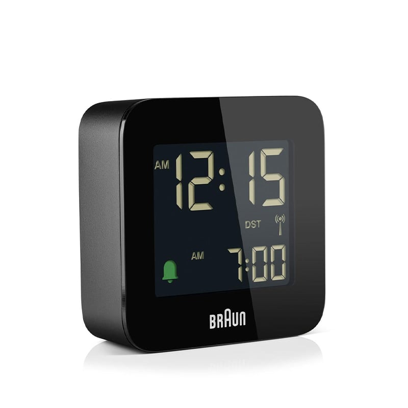 Braun - Väckarklocka digital radiostyrd BC08B-DCF - Svart 5,75 cm