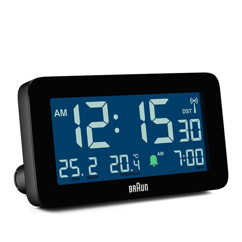 Braun - Digital BC10B-DCF väckarklocka svart