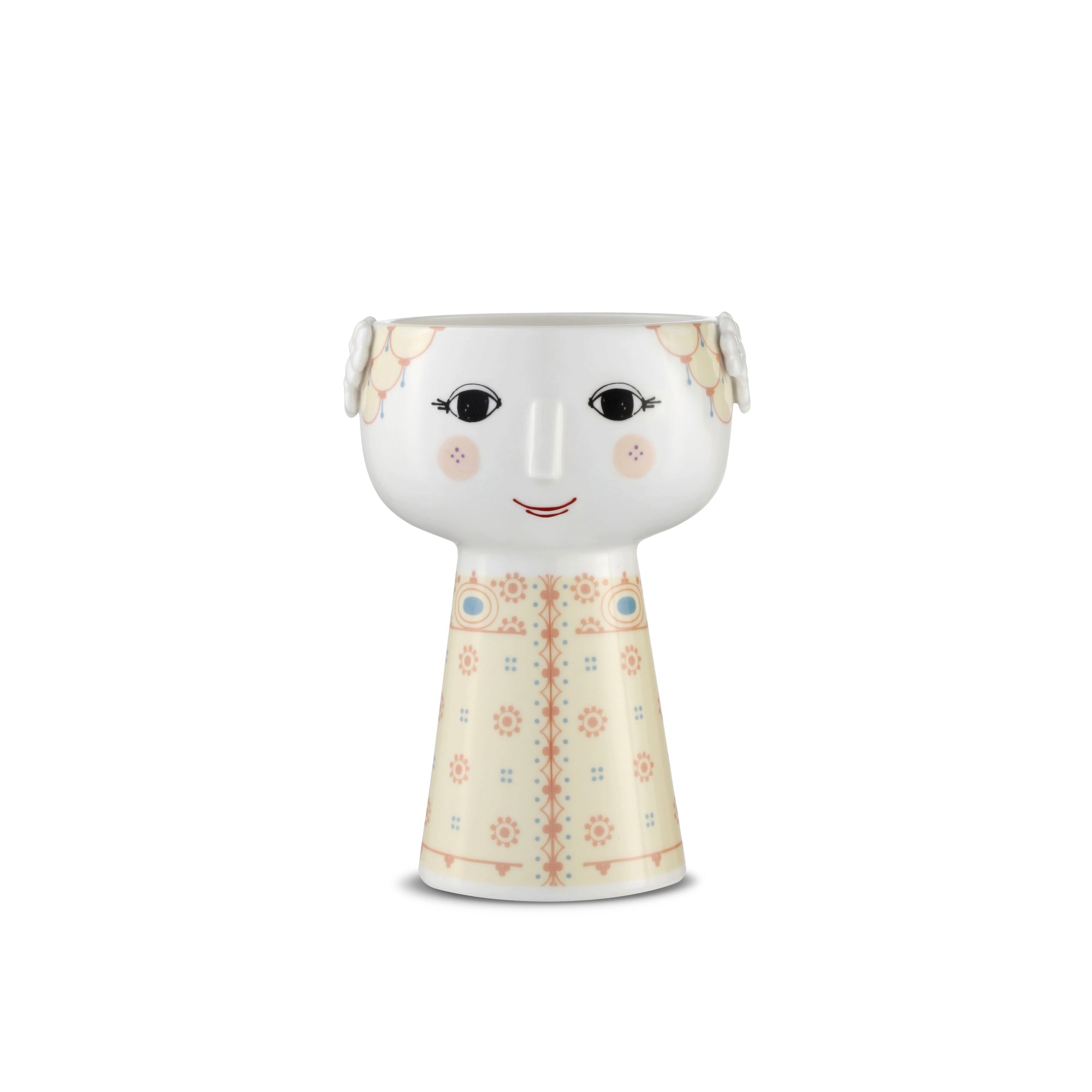 Bjørn Wiinblad - Eva vas mjuk gul 15 cm