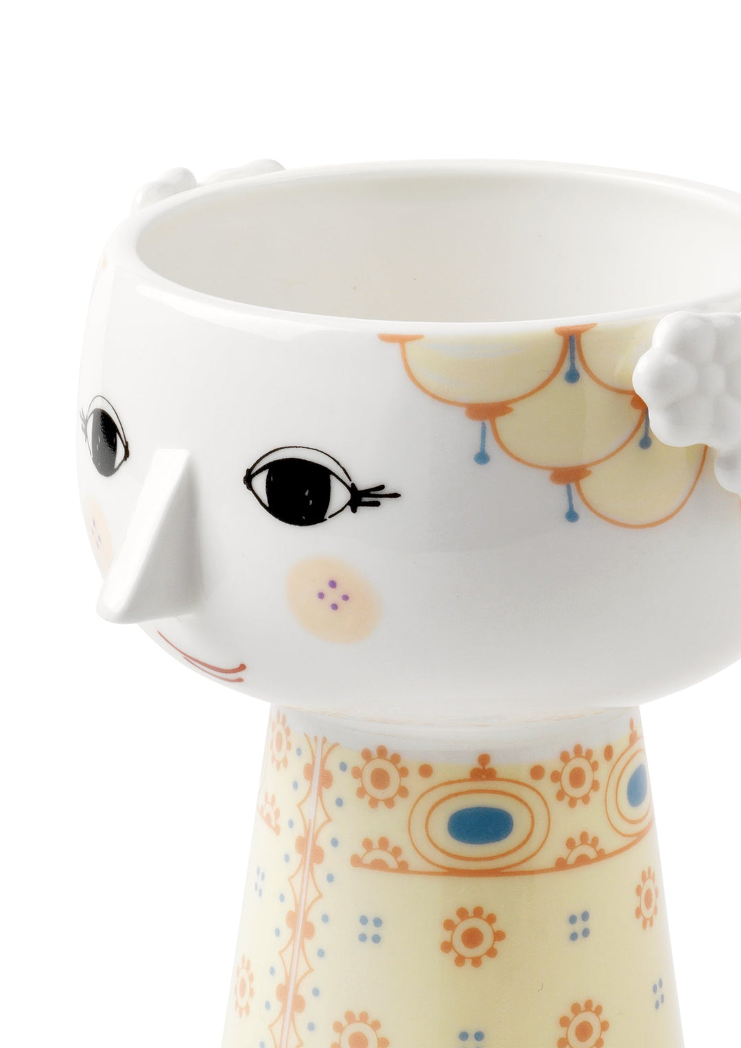 Bjørn Wiinblad - Eva vas mjuk gul 15 cm