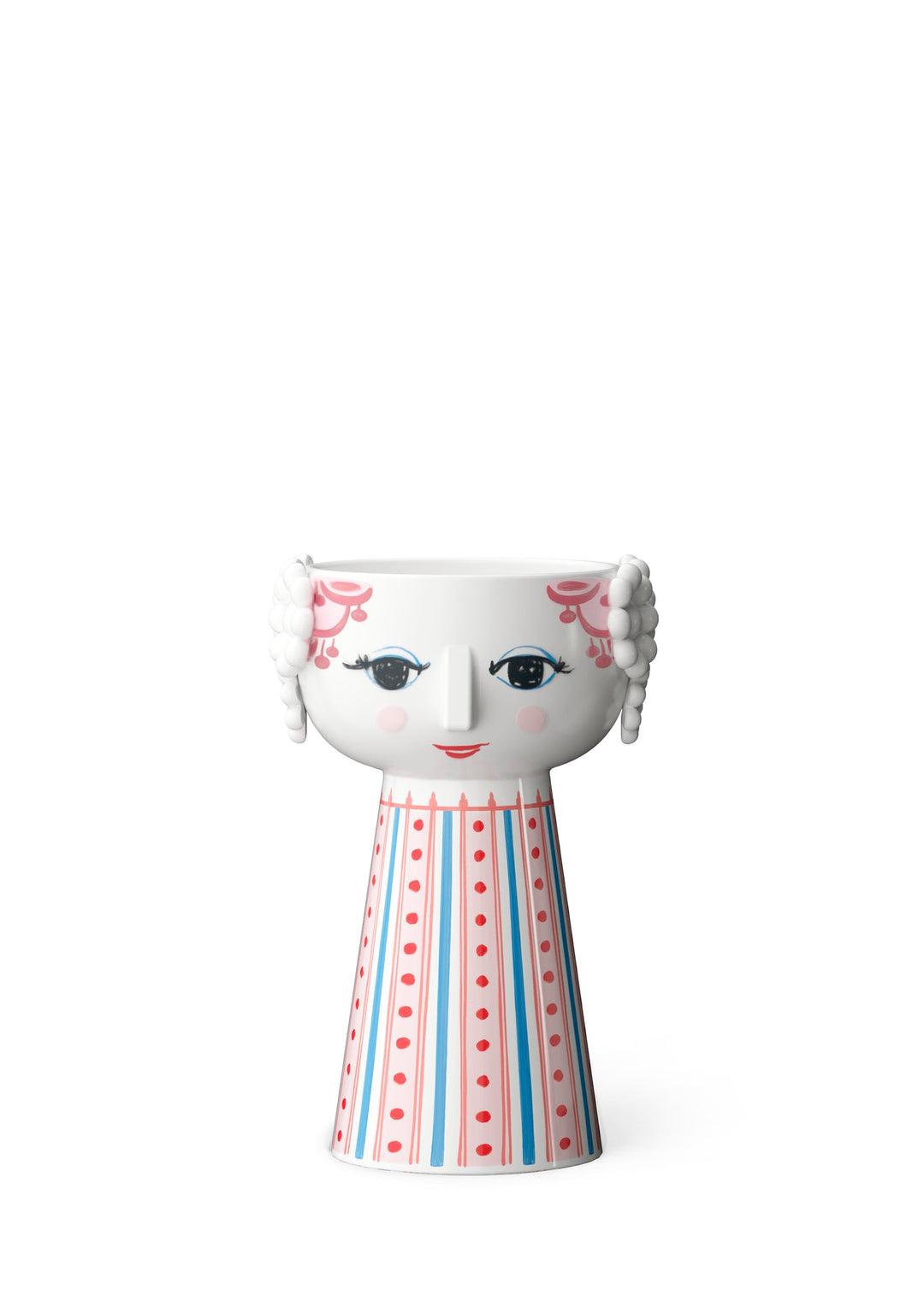 Bjørn Wiinblad - Eva Ljusstake H14 cm dammröd