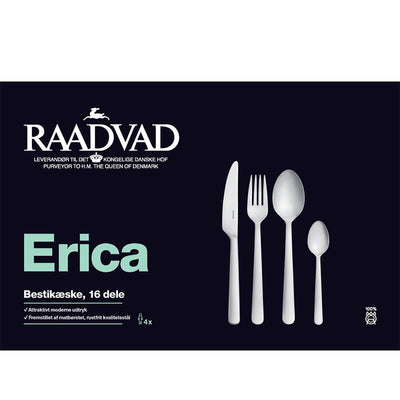 Raadvad - Erica Bestickset - 16 delar