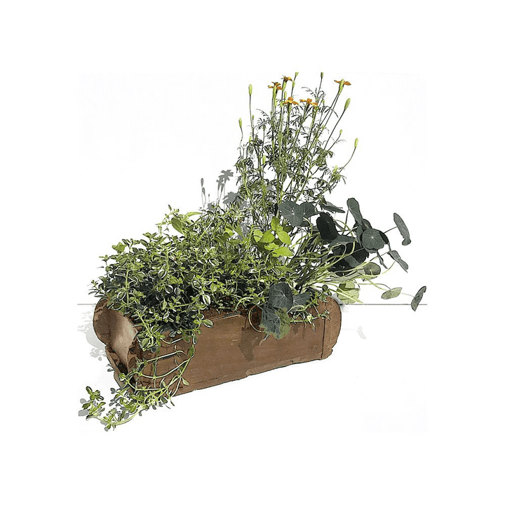 Dacore Tegelform återvunnet trä 30x9x14 cm naturlig