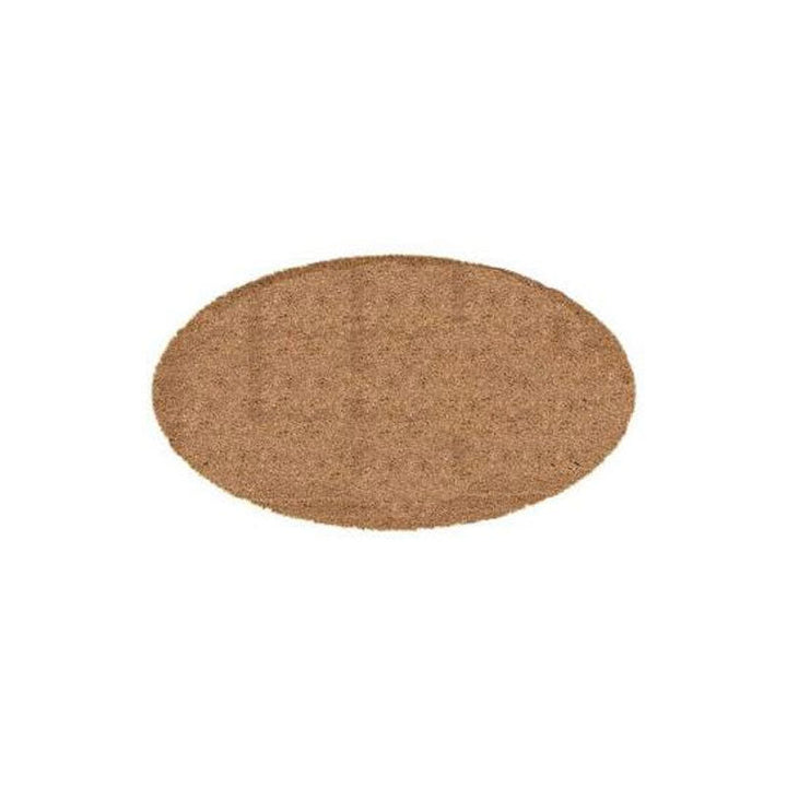 Dörrmatta oval 40x60 cm kokosnöt natur