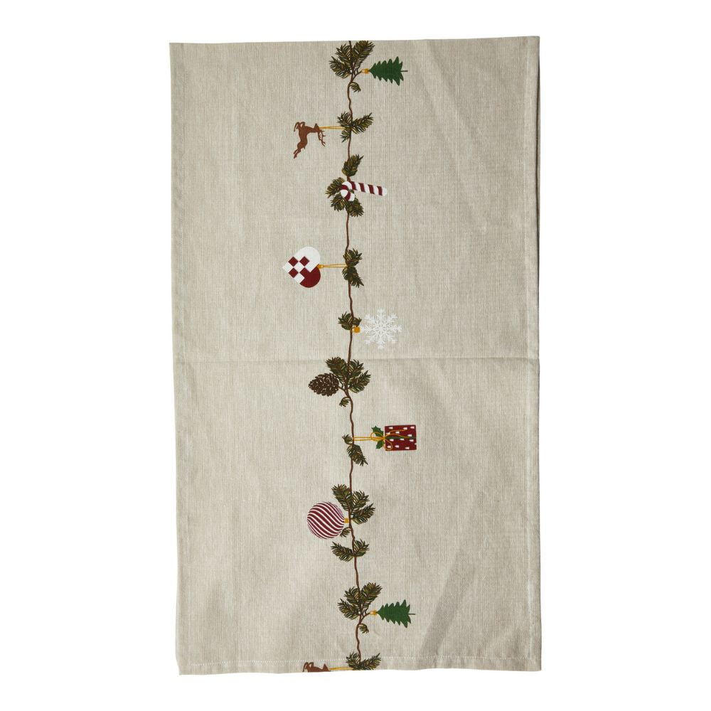 Julbordslöpare 40x140 cm bomull