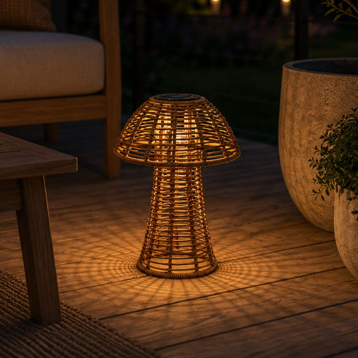 Svamplampa solcell liten - natur