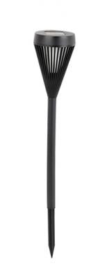 Solfacklampa Ø10x46,5 cm 12 LED för bord, mark och vägg