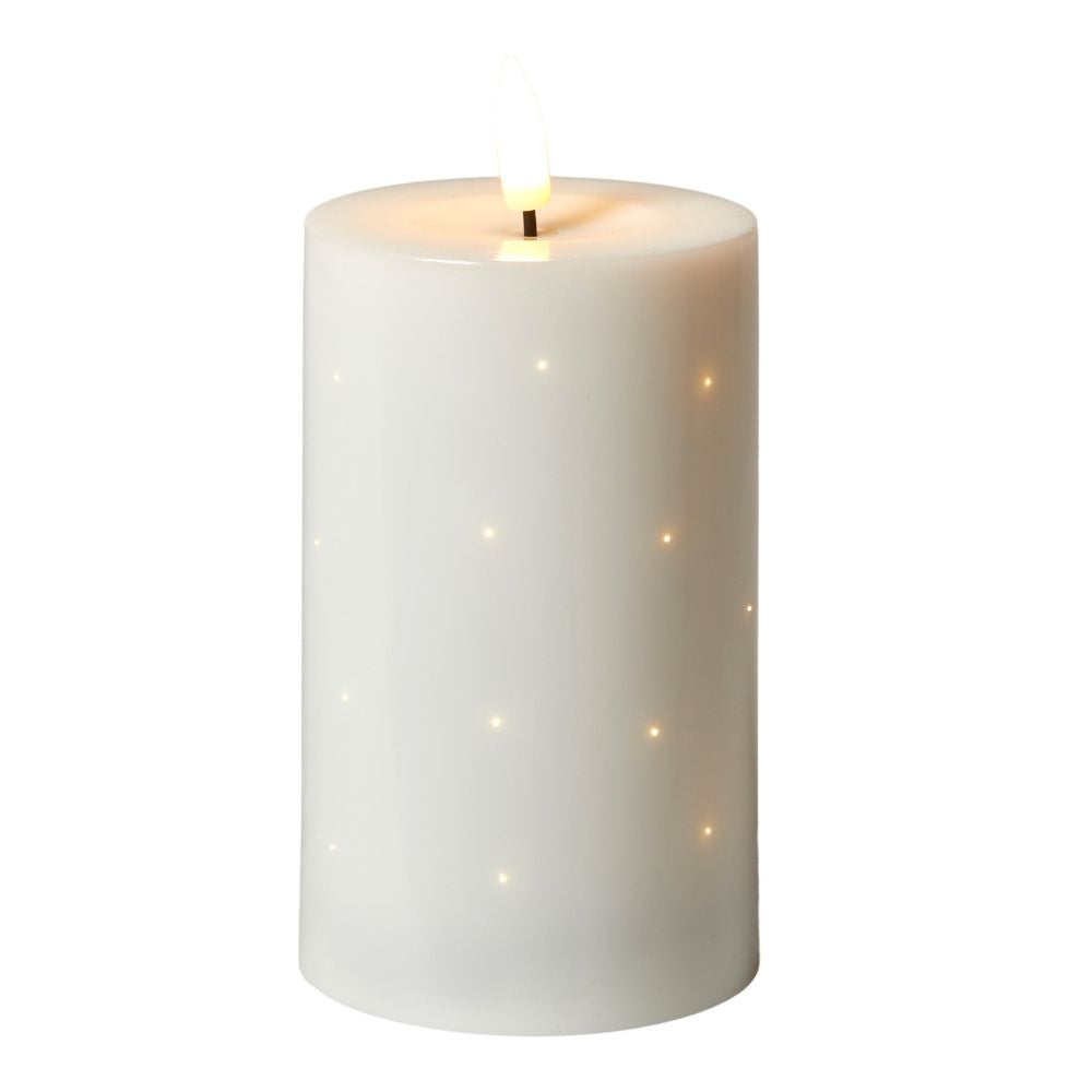 LED-blockljus med Twinkle - stor