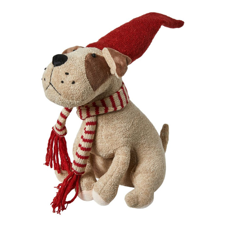 Hund med tomteluva