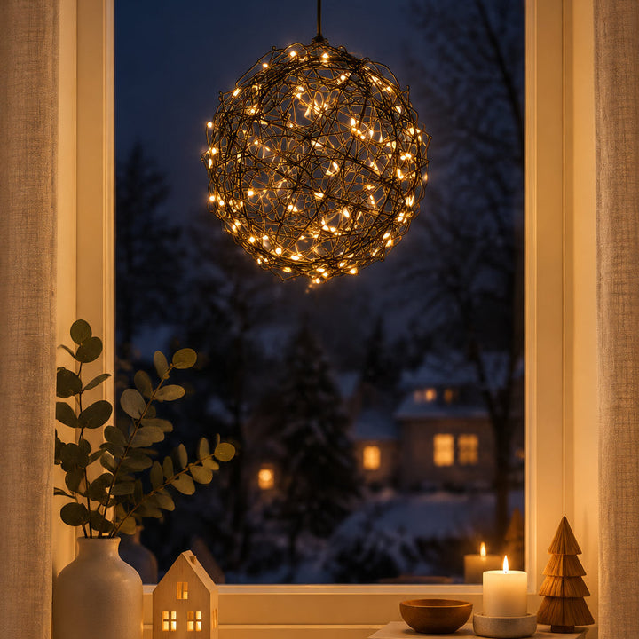 Ljuskula för batteri - 25 cm