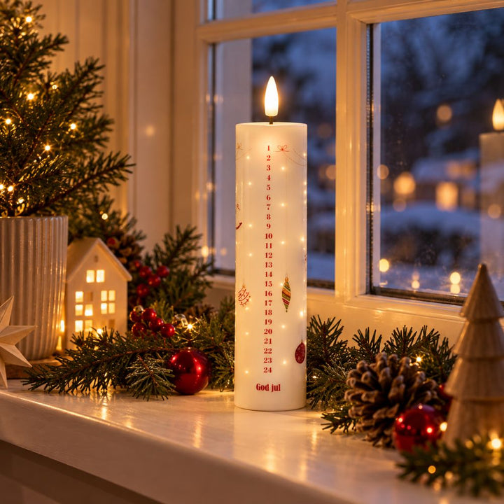 Kalenderljus med twinkle