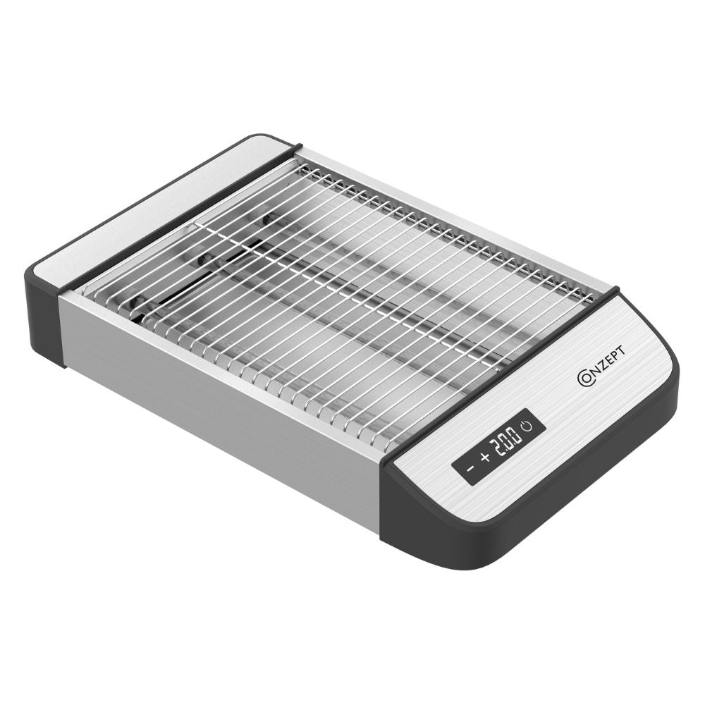 Conzept - Brødrister stål 1000 W med digitalt display