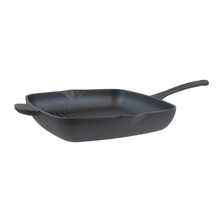 Conzept - Grillpanna gjutjärn 29x27 cm svart