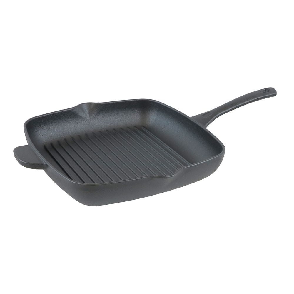 Conzept - Grillpanna gjutjärn 29x27 cm svart