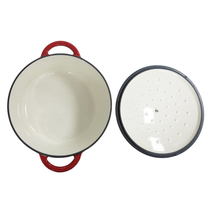 Conzept - Gryta gjutjärn 3,85 L Ø24 cm röd