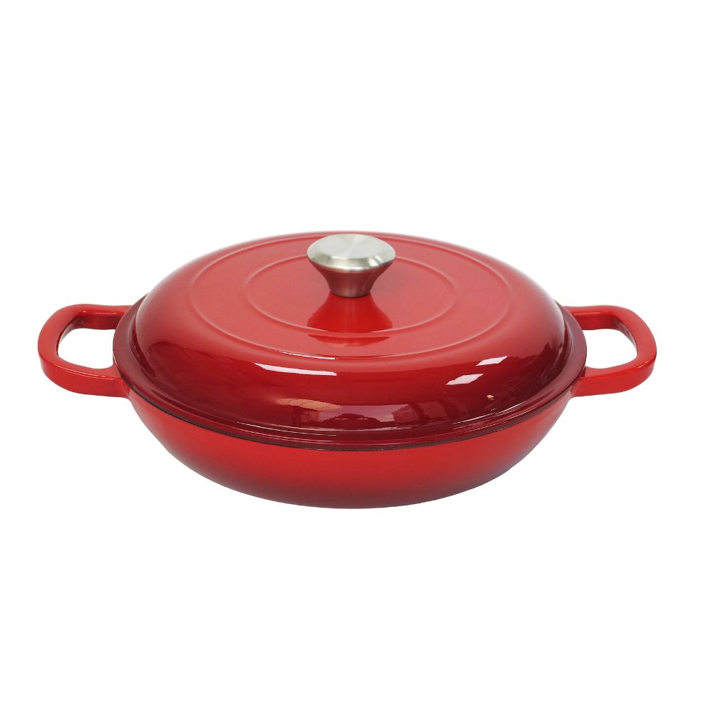Conzept - Sautépanna gjutjärn 3,3 L Ø30 cm röd