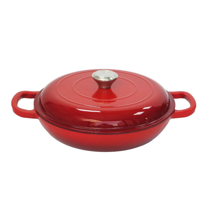 Conzept - Sautépanna gjutjärn 3,3 L Ø30 cm röd