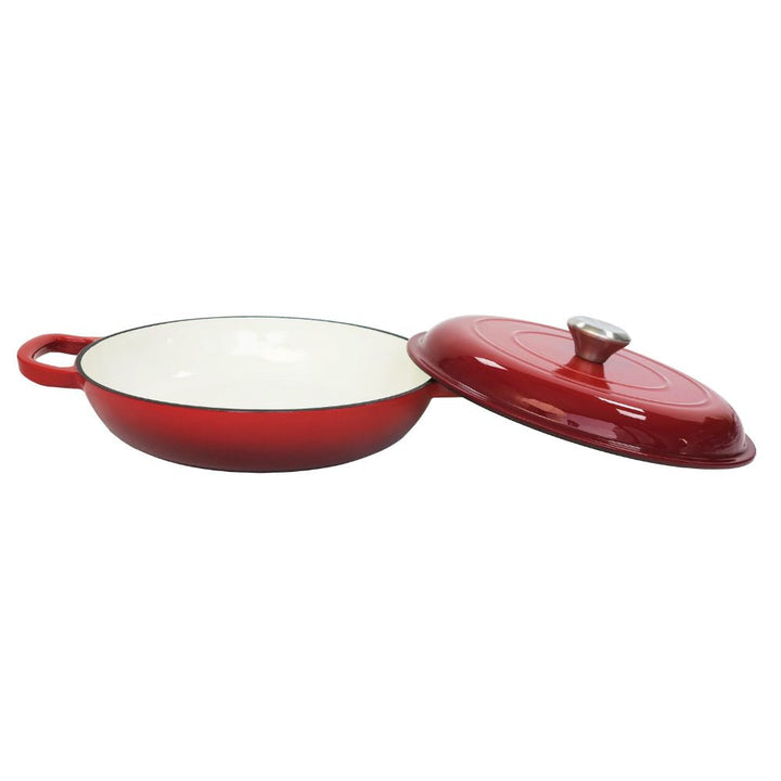 Conzept - Sautépanna gjutjärn 3,3 L Ø30 cm röd