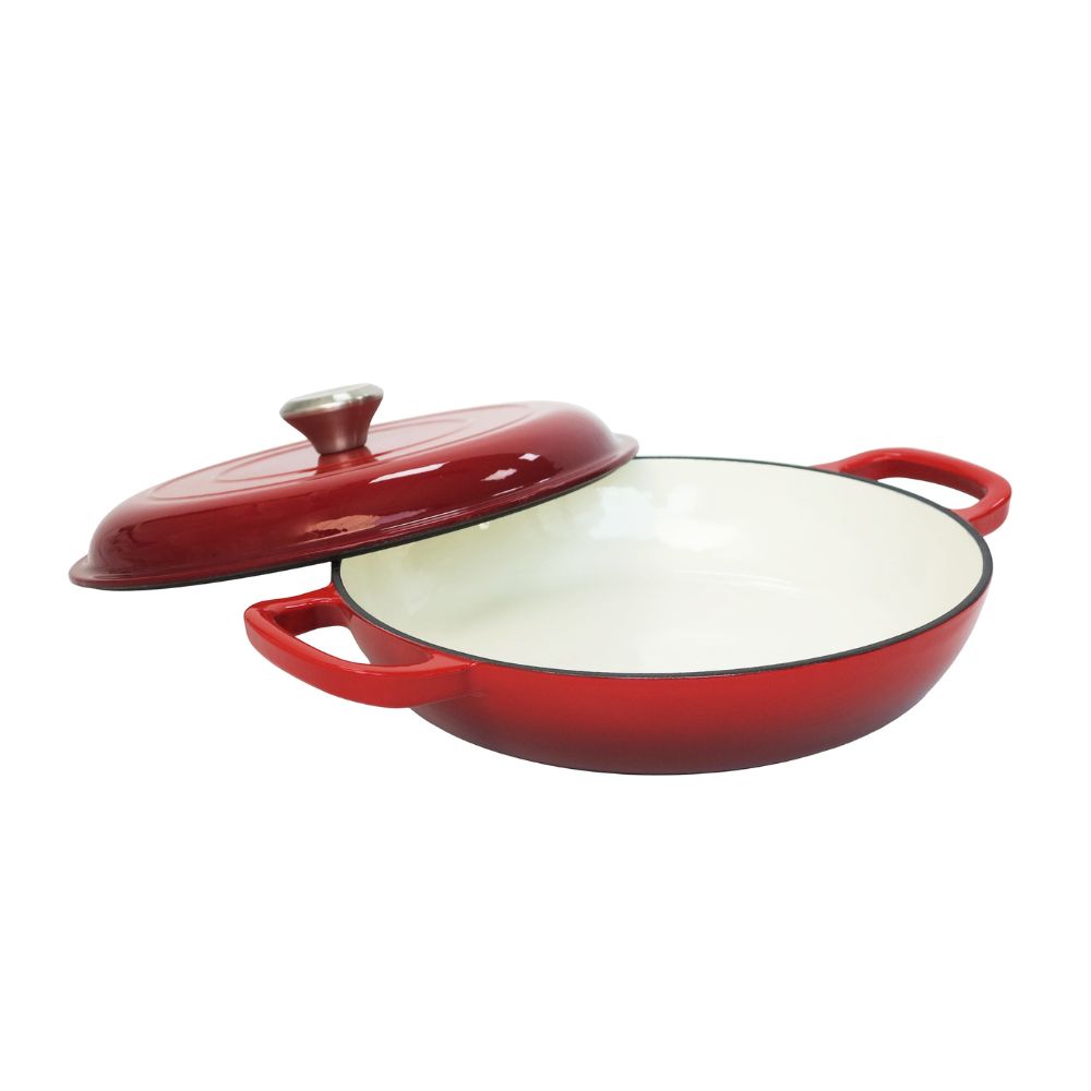 Conzept - Sautépanna gjutjärn 3,3 L Ø30 cm röd