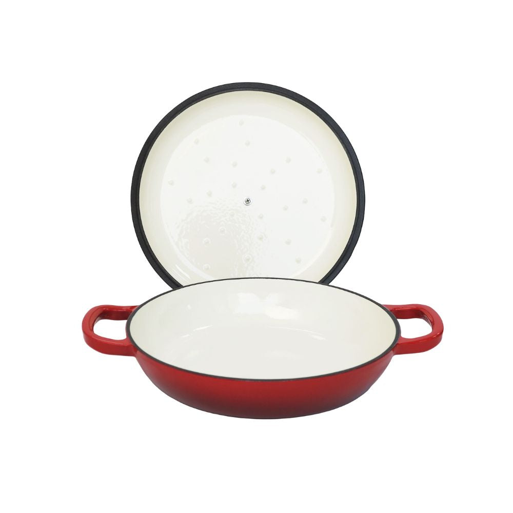 Conzept - Sautépanna gjutjärn 3,3 L Ø30 cm röd