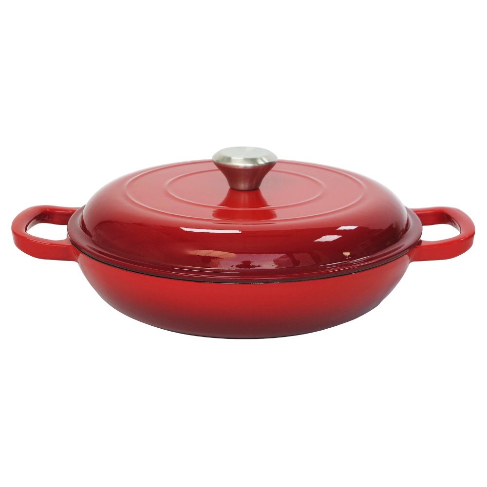 Conzept - Sautépanna gjutjärn 3,3 L Ø30 cm röd
