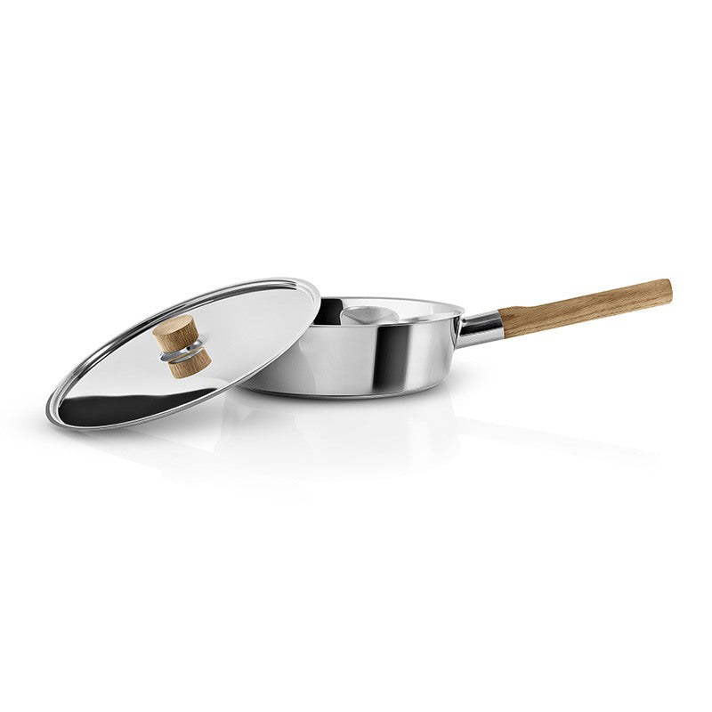 Eva Solo - Sautépanna med lock Ø24 cm Nordic Kitchen Rostfritt stål
